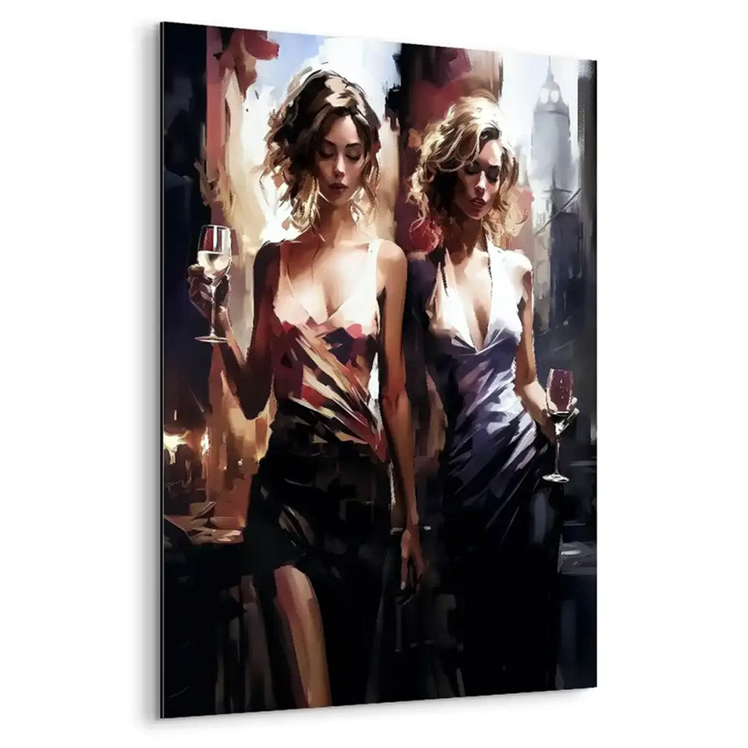 Two Ladys Nr.2 Alu Dibond Bild INGALERIE
