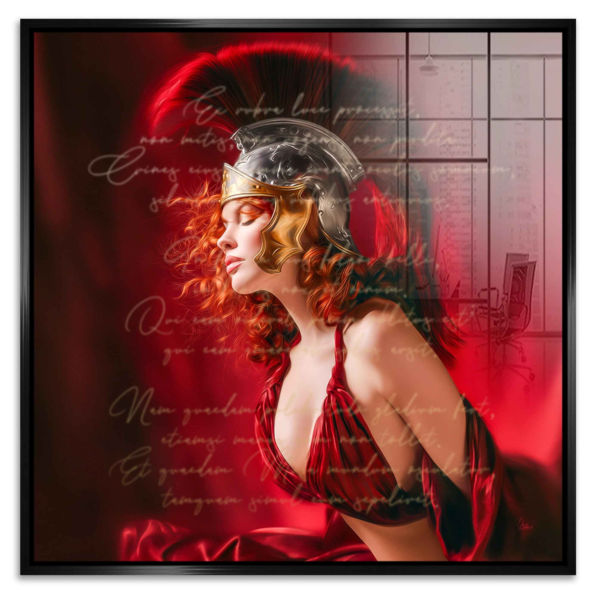Römische Verführerin Acrylglasbild