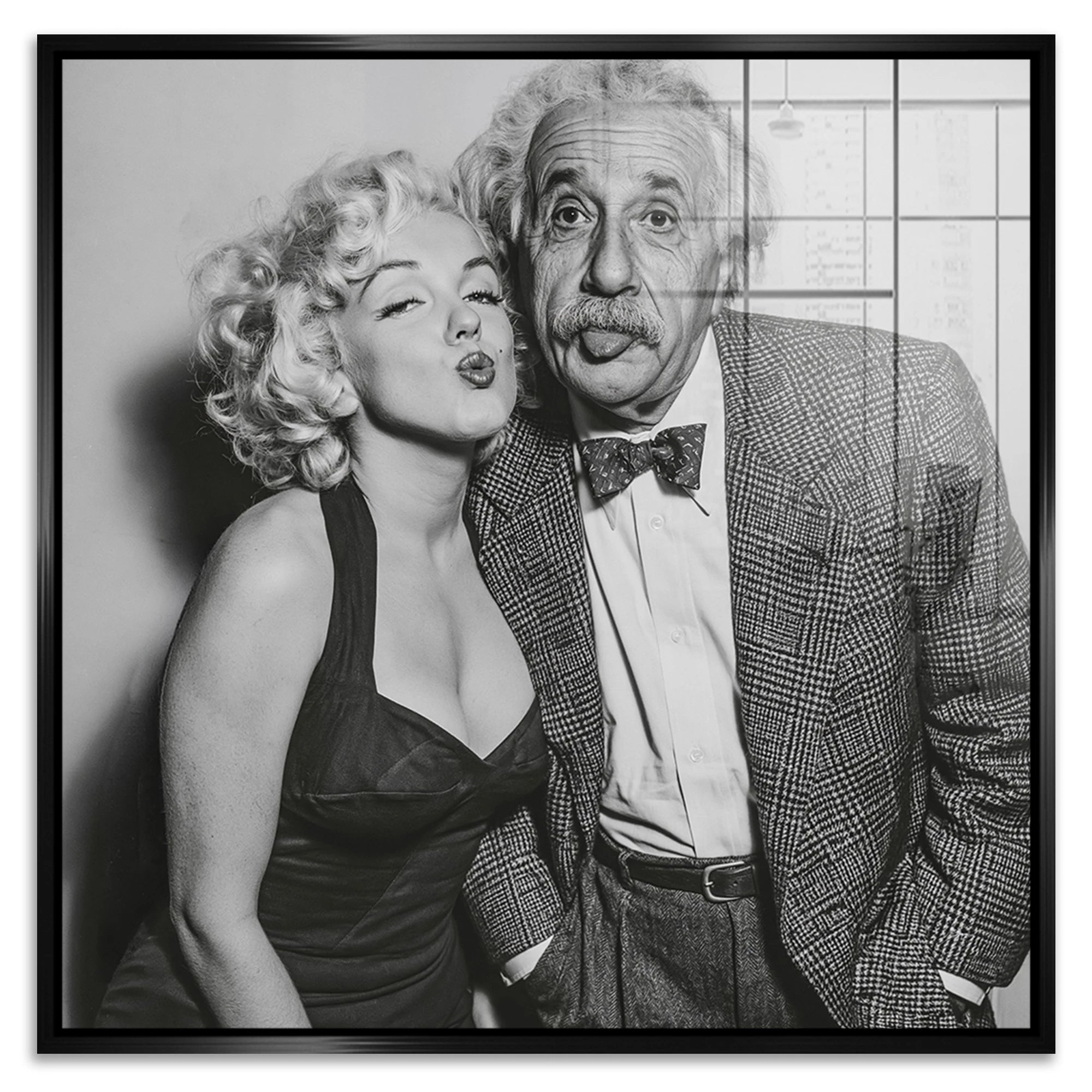 Einstein Monroe Twist Acrylglasbild