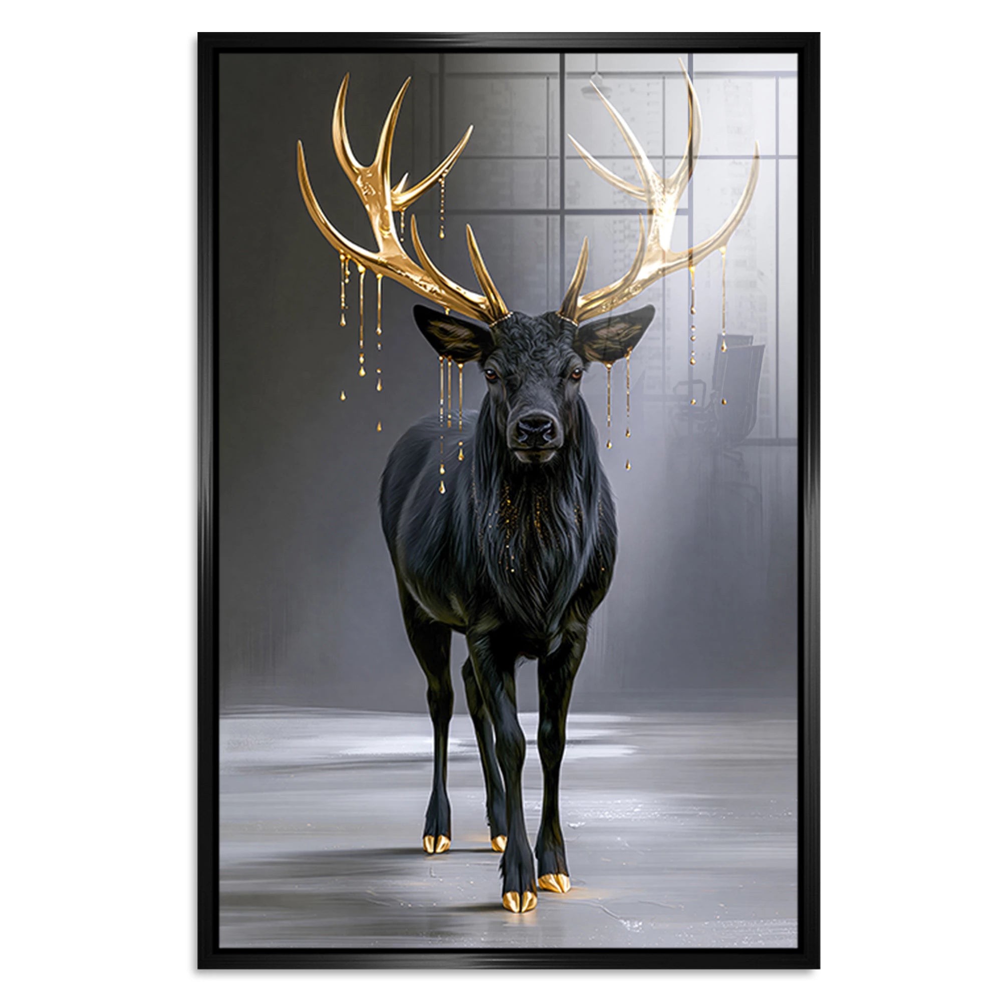 Hirsch Royal Acrylglasbild