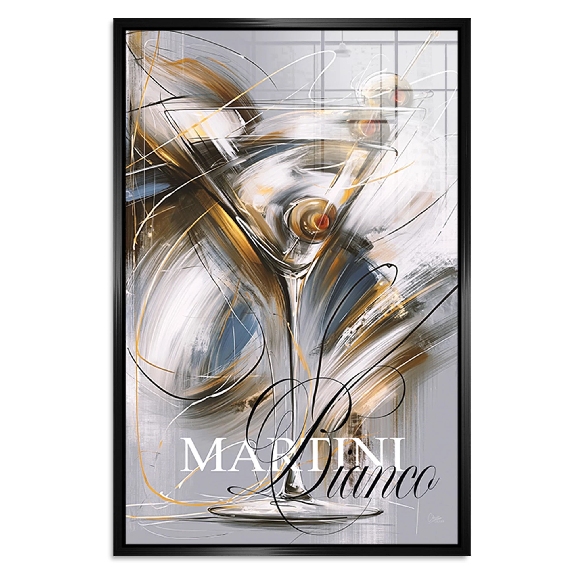 Martini Bianco Acrylglasbild