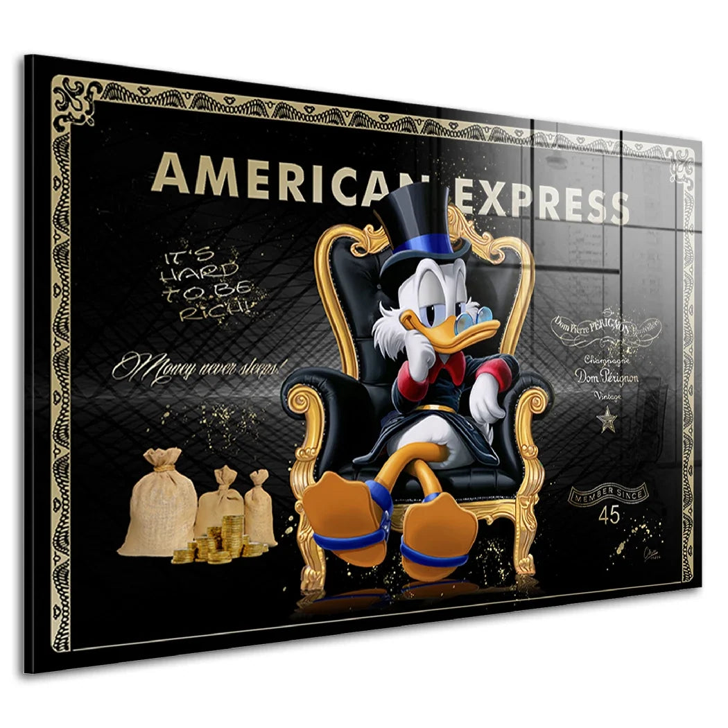 Dagobert Duck Empire Acrylglasbild