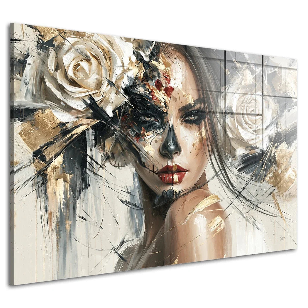 La Catrina Dark Romance Acrylglasbild