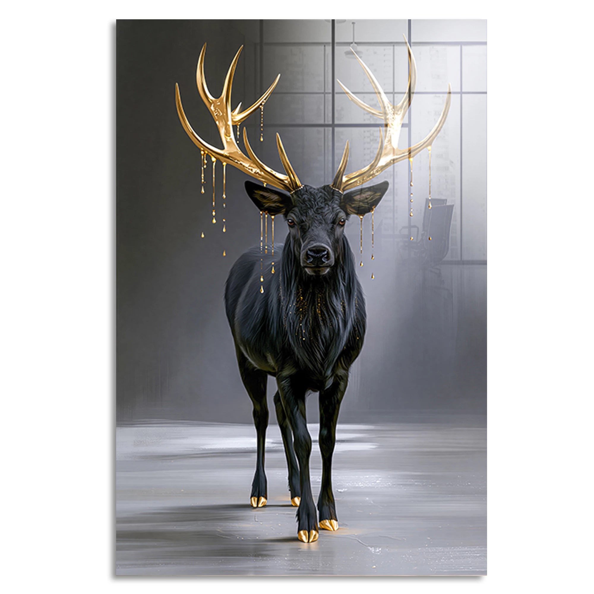 Hirsch Royal Acrylglasbild