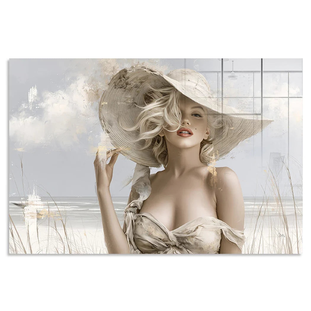 Marilyn Monroe Riviera Acrylglasbild