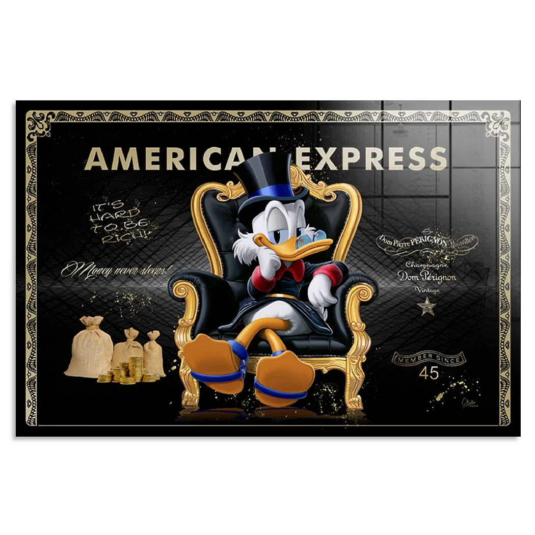 Dagobert Duck Empire Acrylglasbild