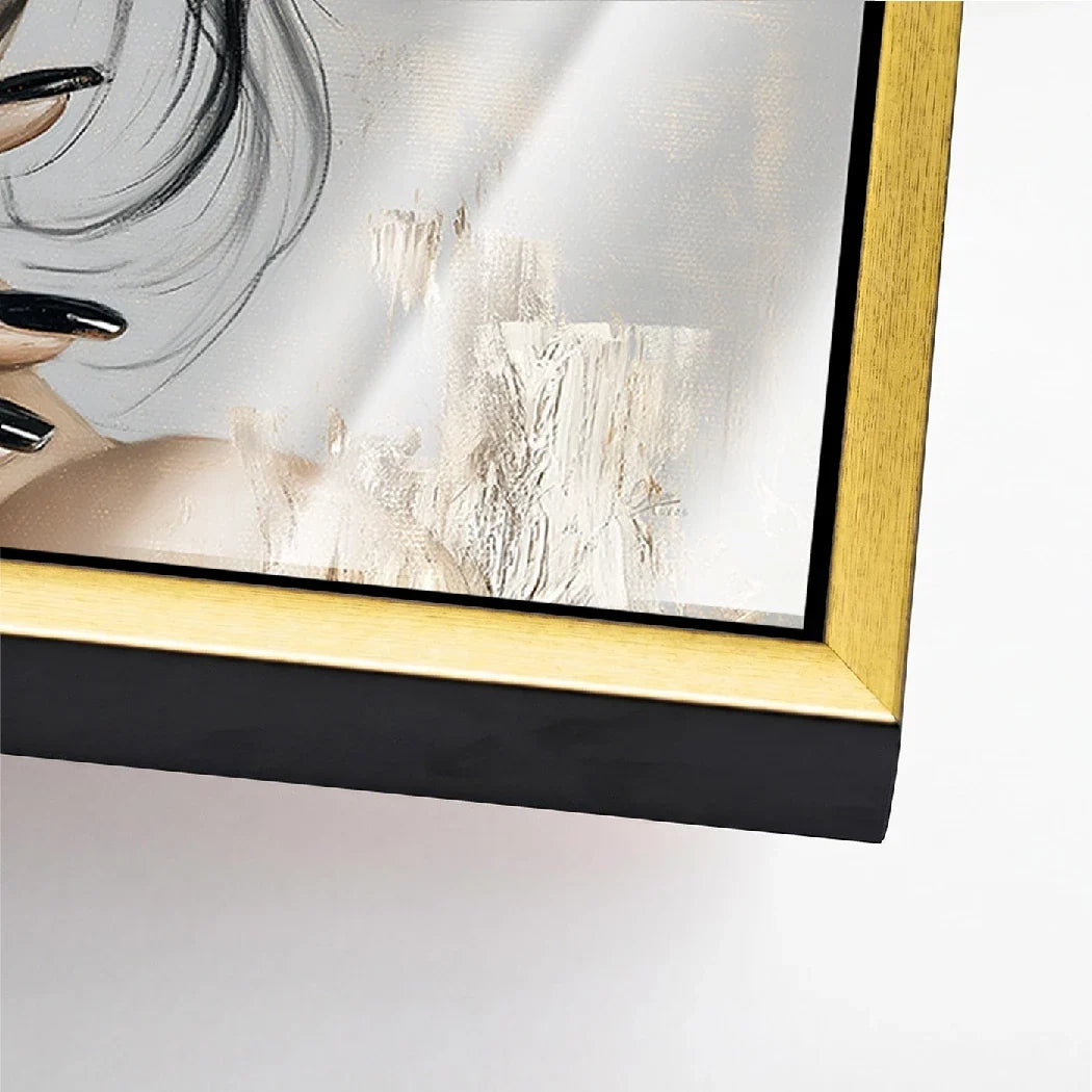 La Catrina Golden Rose Acrylglasbild