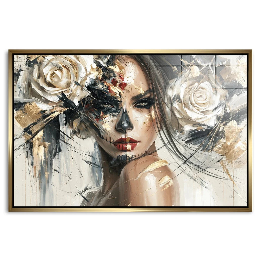 La Catrina Dark Romance Acrylglasbild