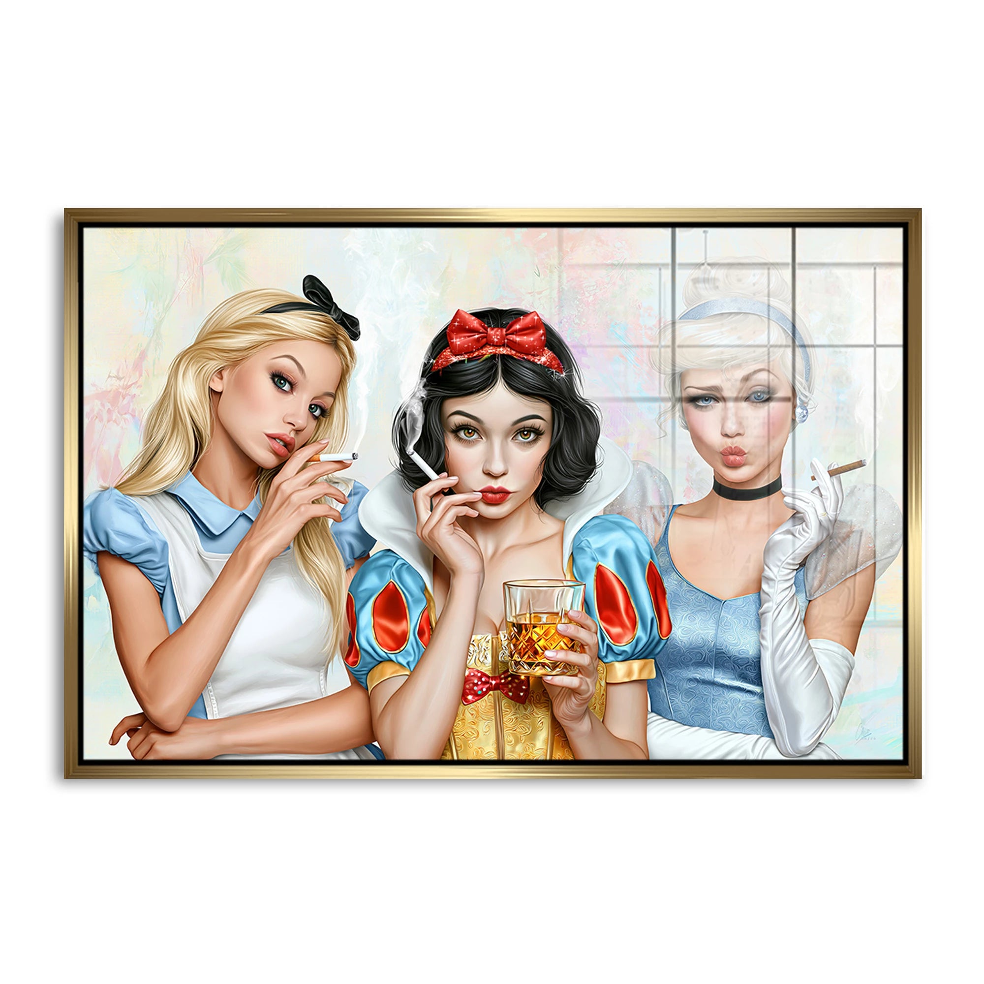 Cinderella & Co. Acrylglasbild