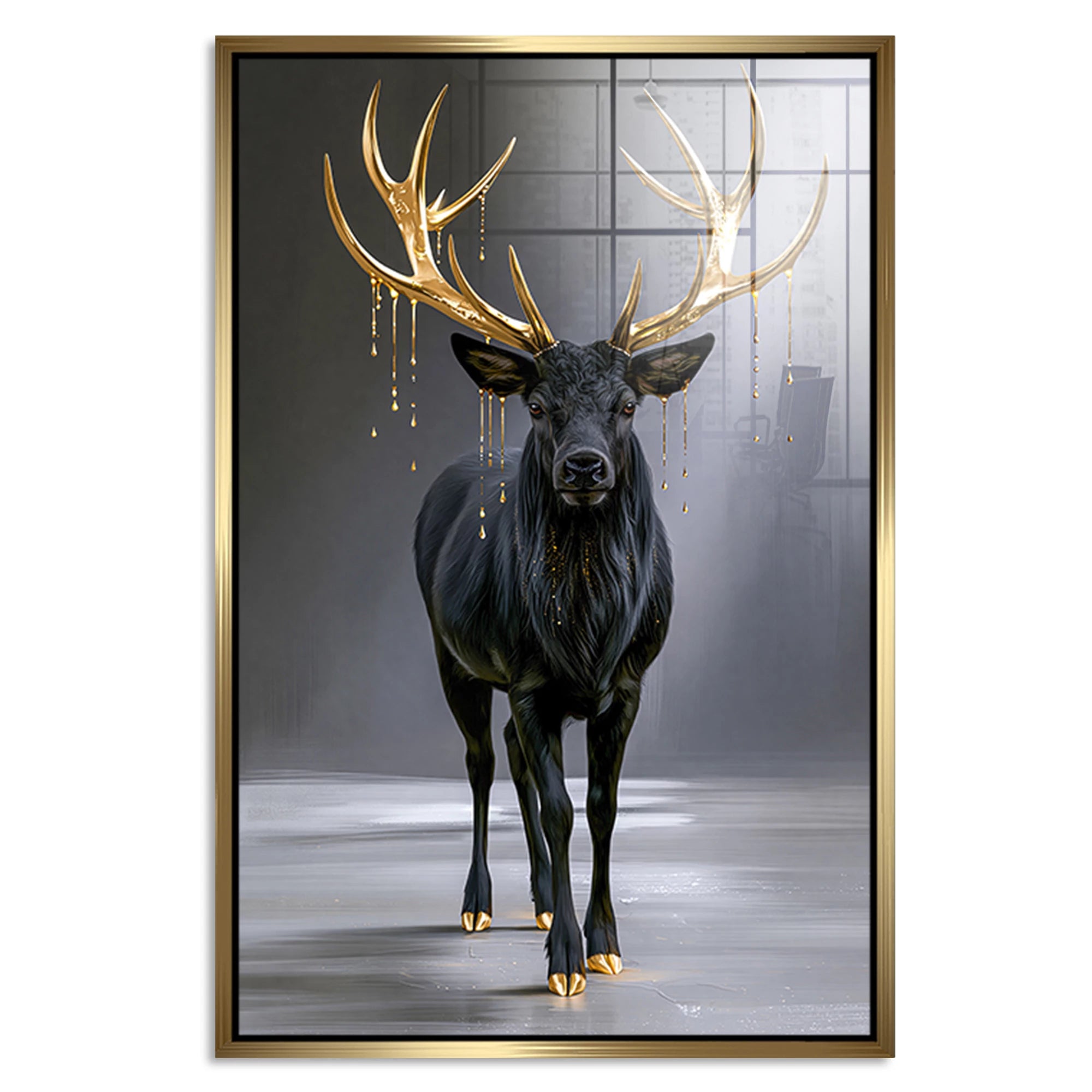 Hirsch Royal Acrylglasbild