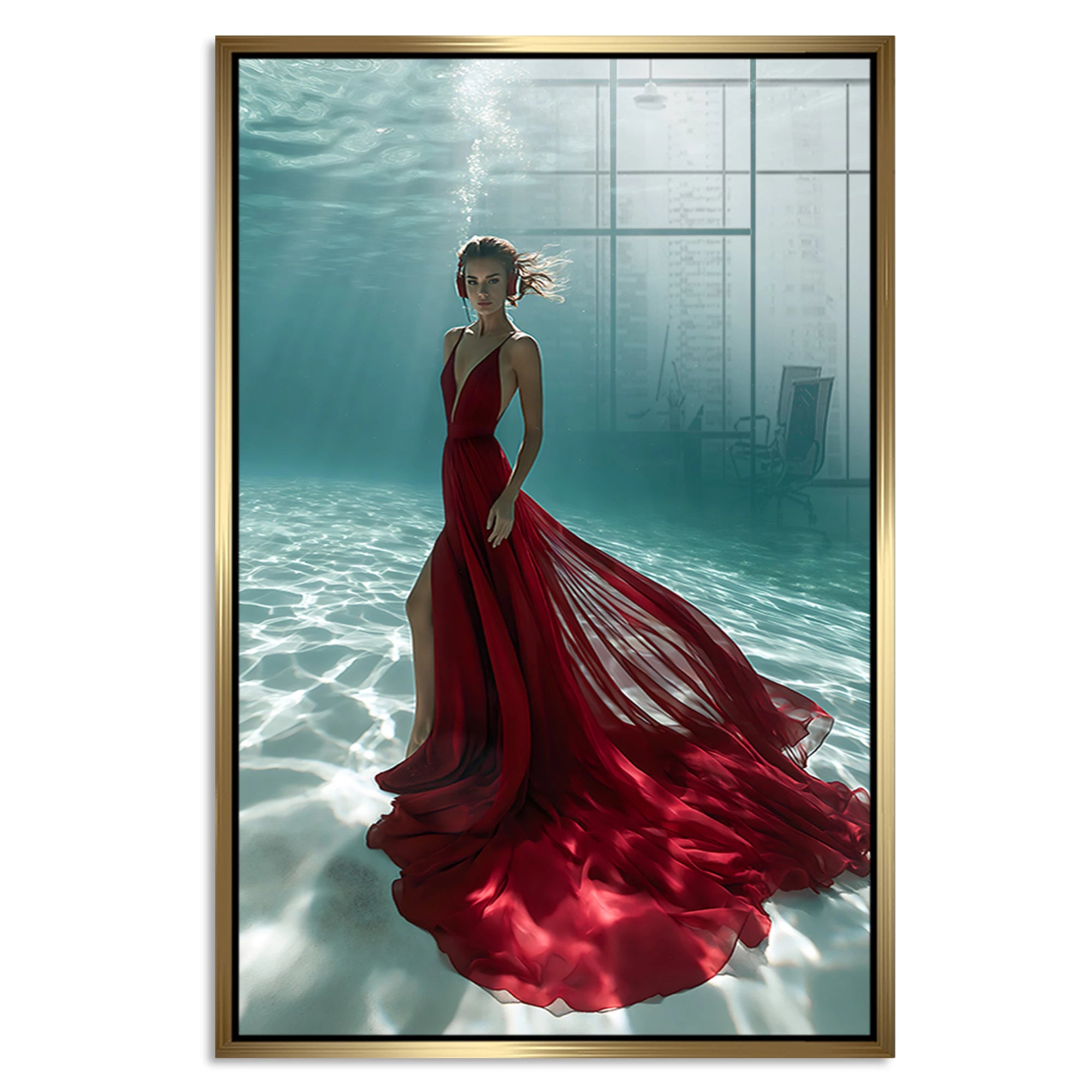 Unterwasser Sinfonie Acrylglasbild