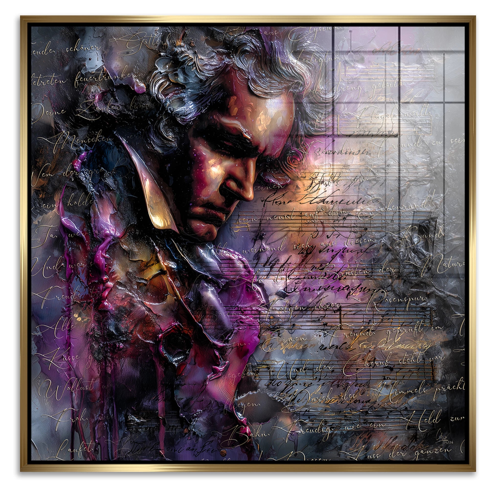 Beethoven Sinfonie Acrylglasbild