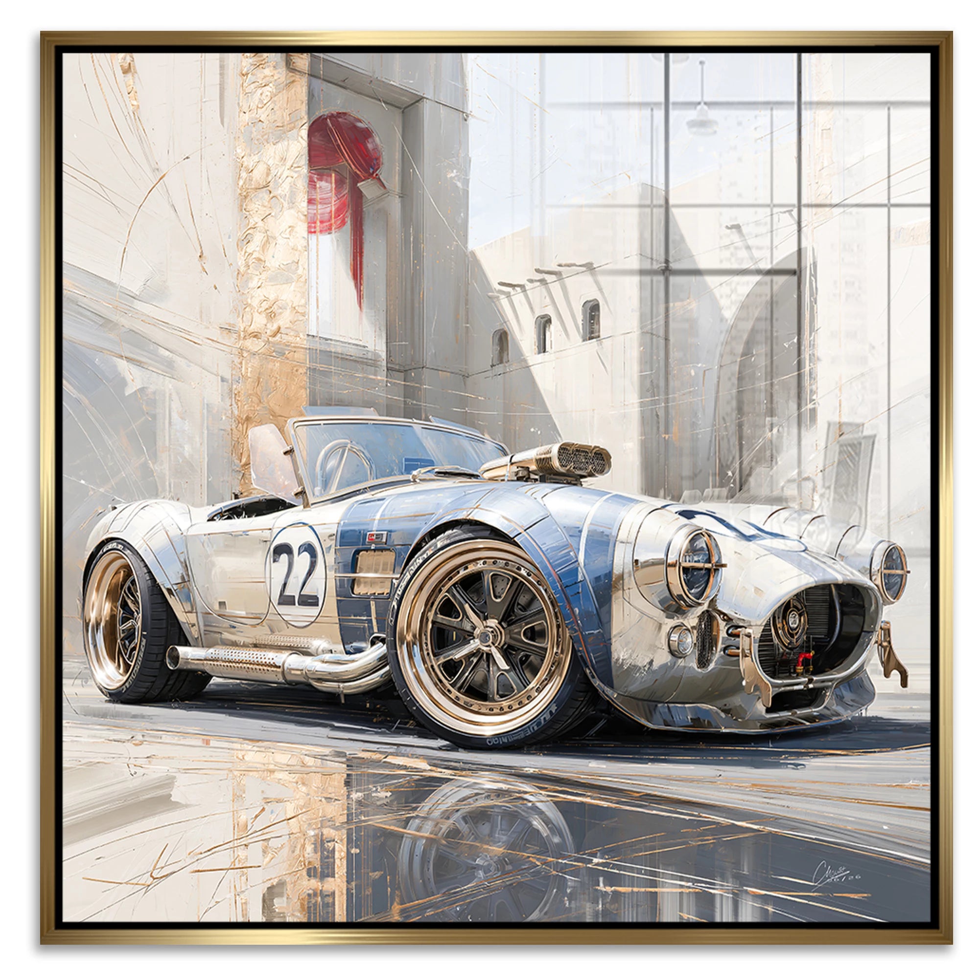 AC Cobra Velocity Acrylglasbild