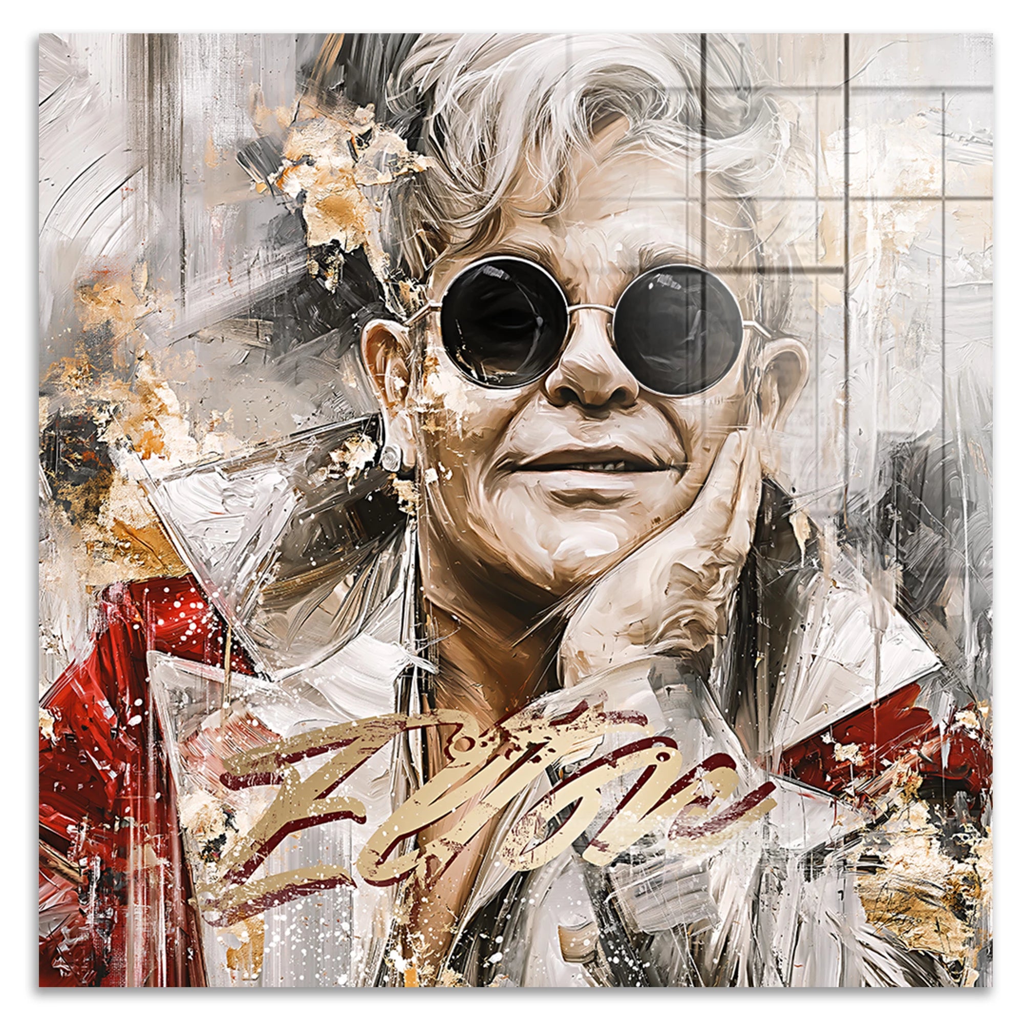 Elton John Rocketman Acrylglasbild