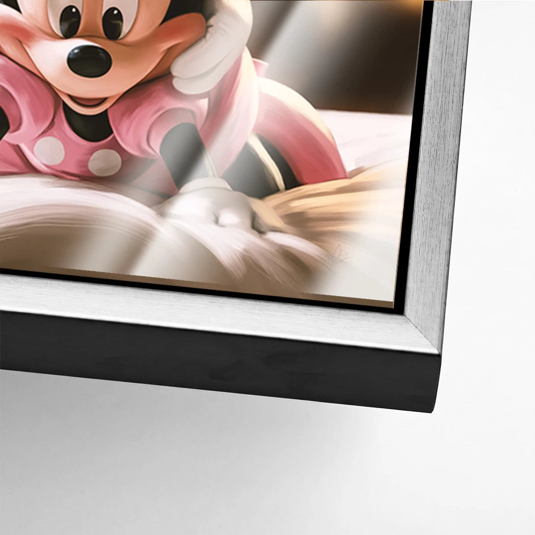 Mickey & Minnie Teamwork Acrylglasbild