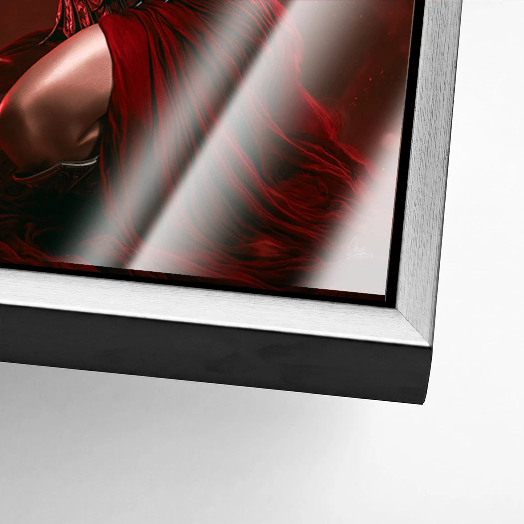 Die Gladiatorin Acrylglasbild
