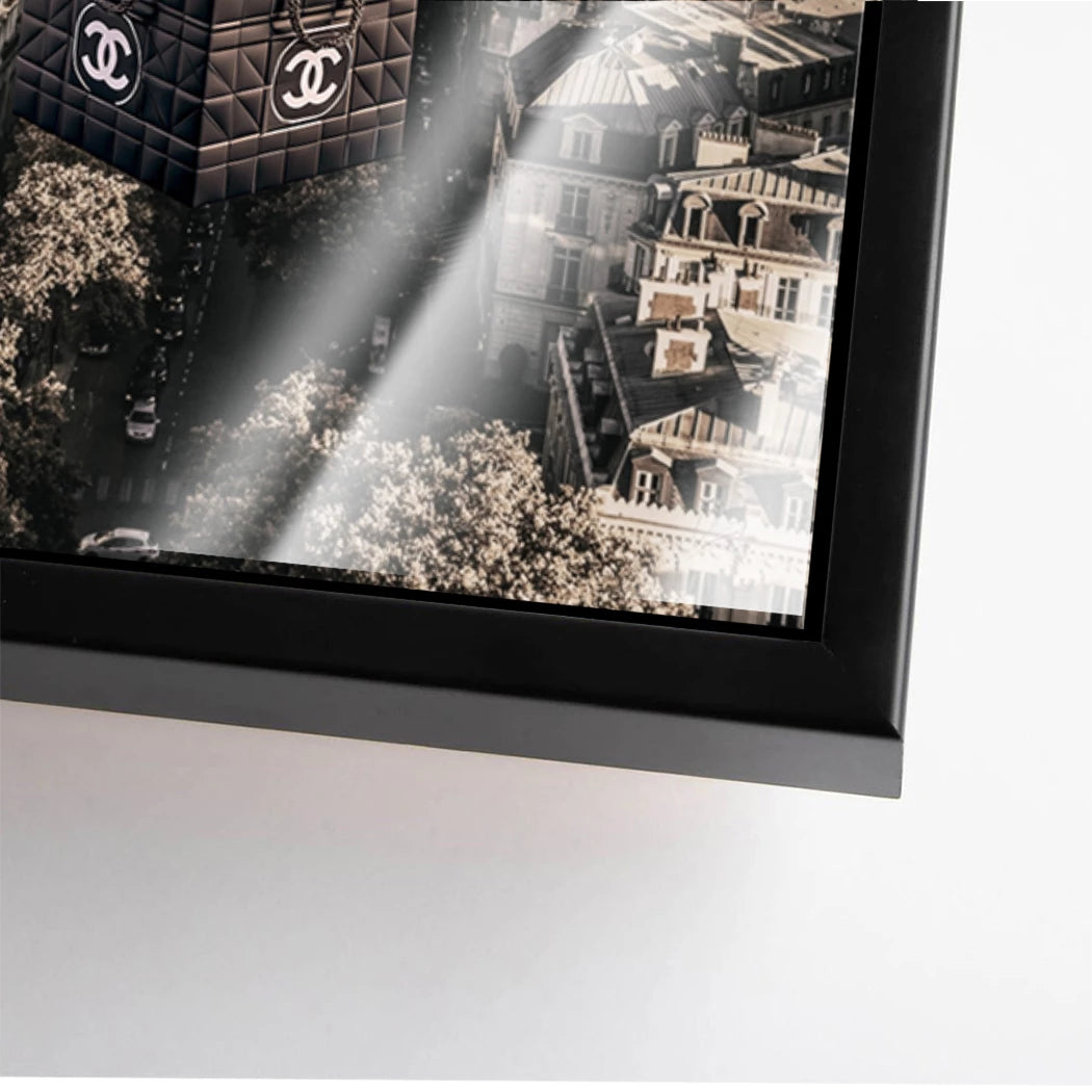Chanel Ballons Acrylglasbild