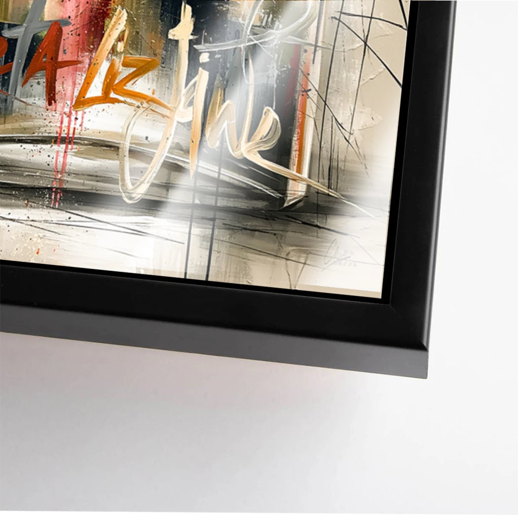 Chanel Graffiti Acrylglasbild