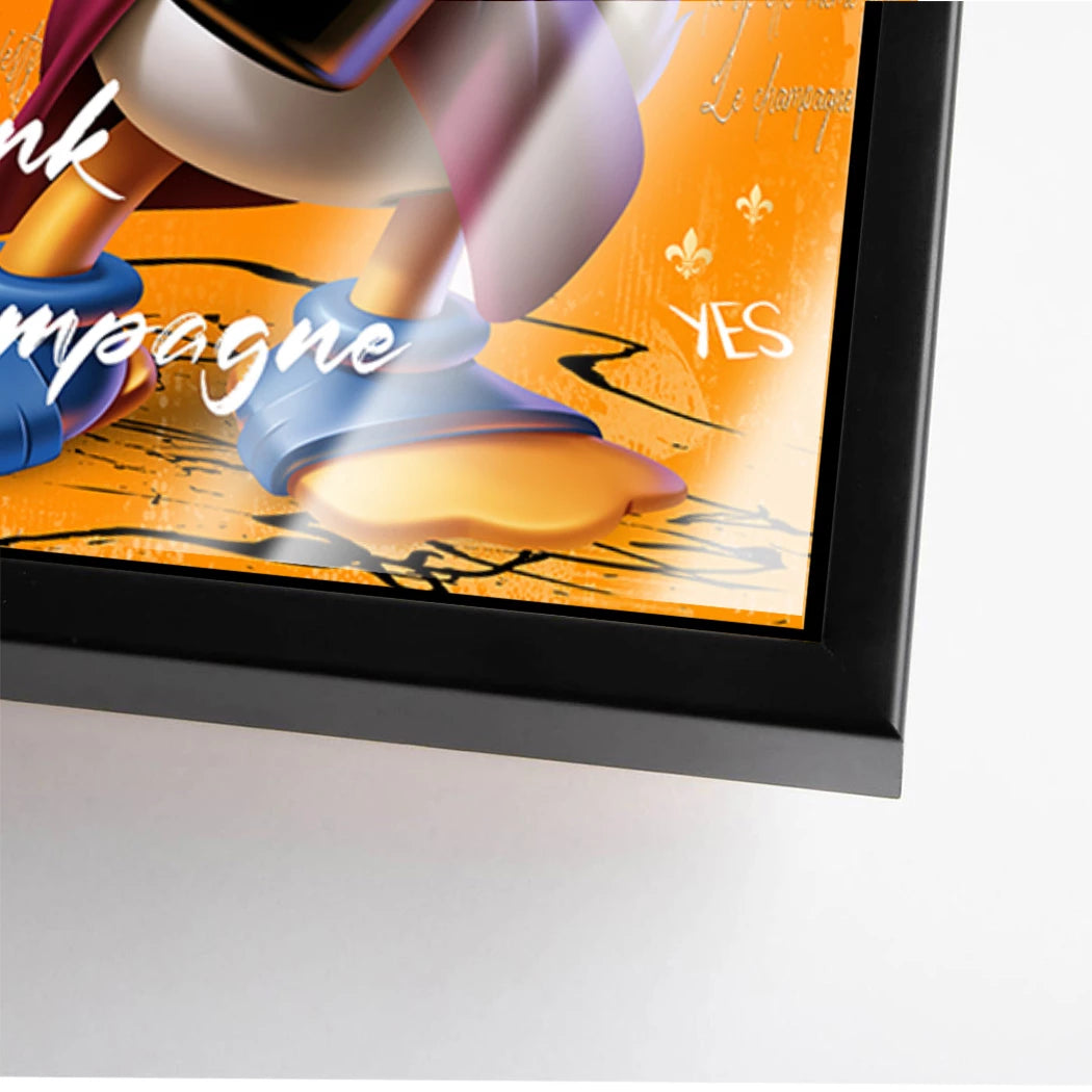 Dagobert Champagner Acrylglasbild