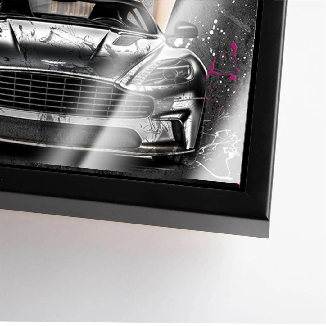 Agenten Hase Acrylglasbild