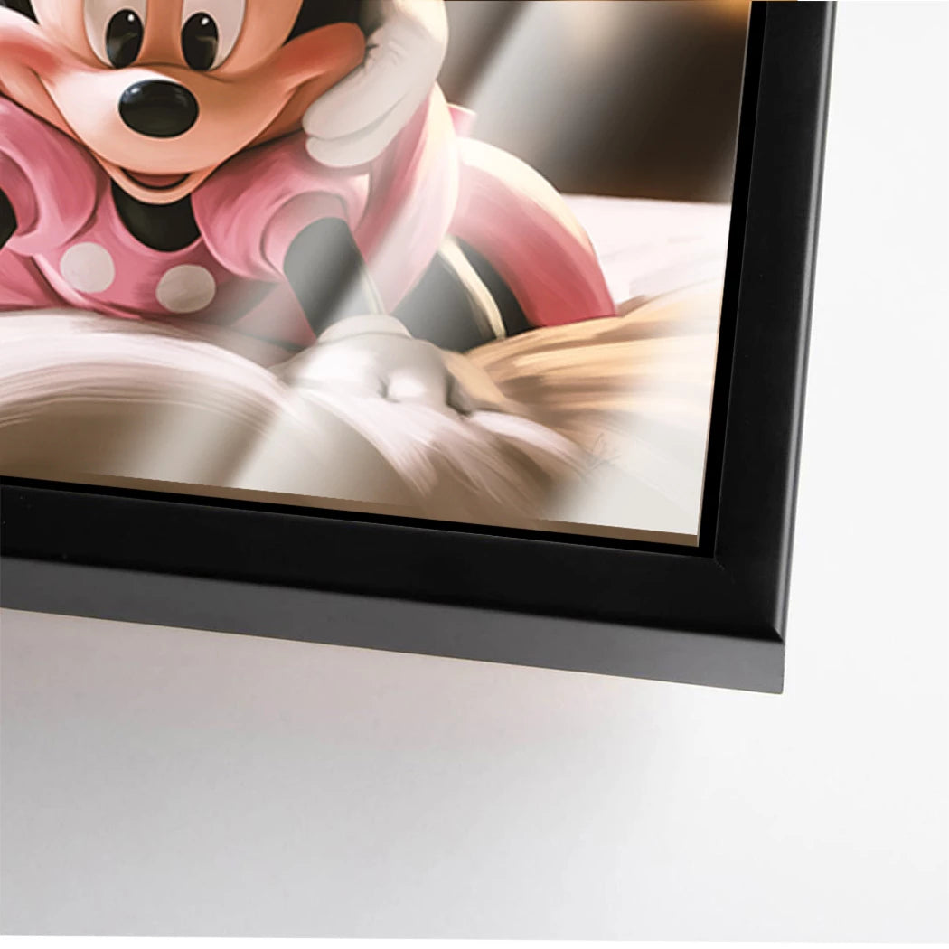Mickey & Minnie Teamwork Acrylglasbild