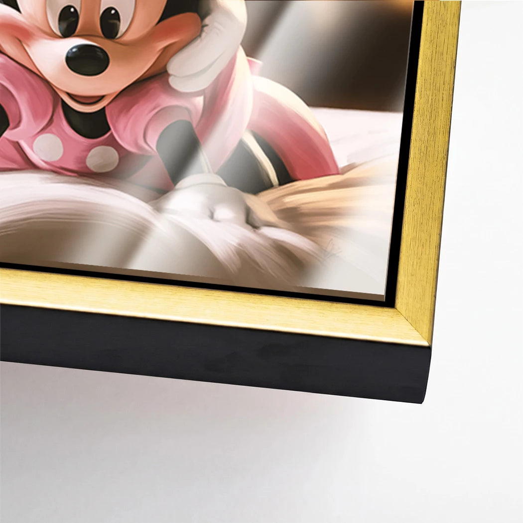 Mickey & Minnie Teamwork Acrylglasbild