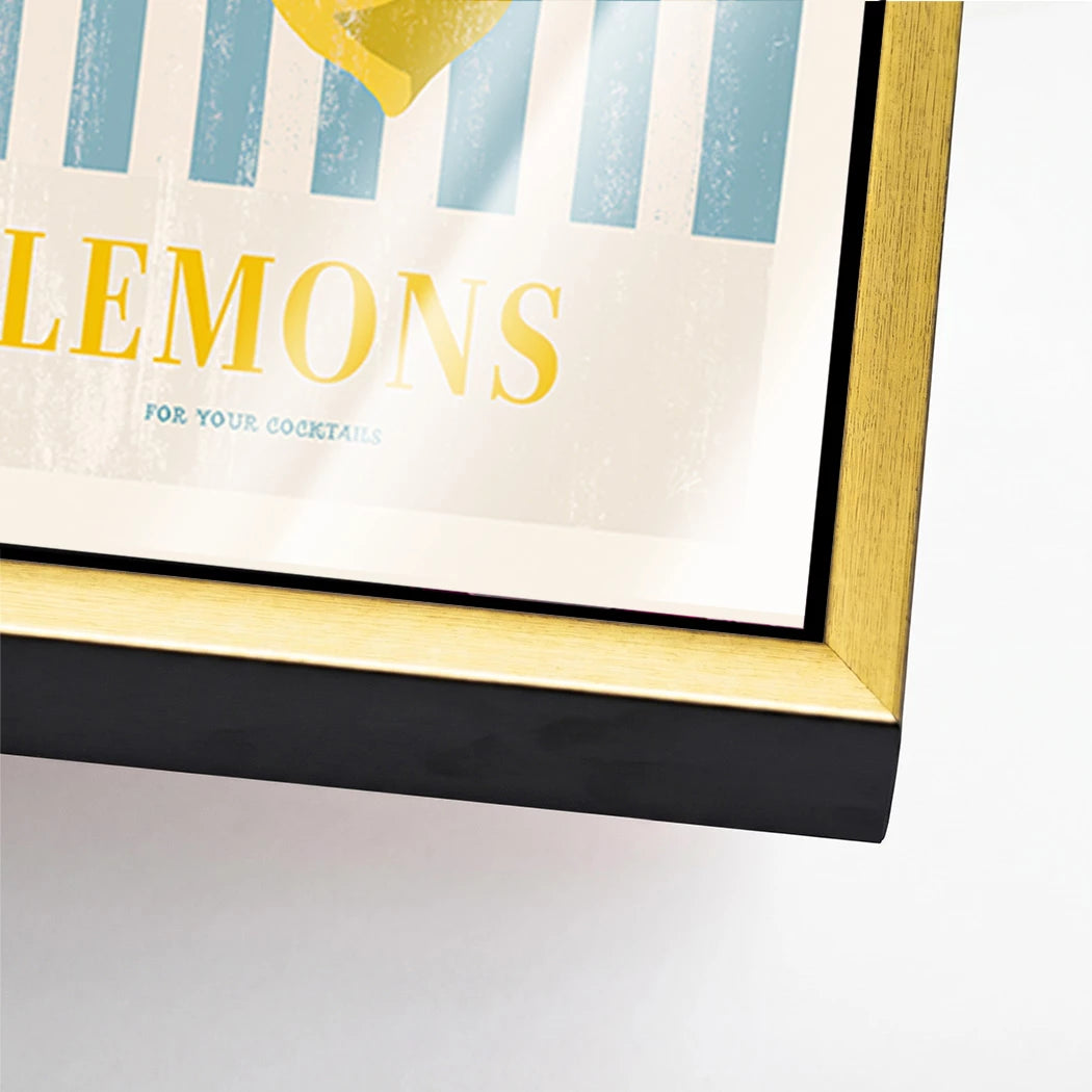 Lemons Cocktail Acrylglasbild