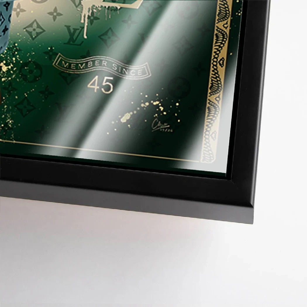 Dagobert Duck Millionaire Acrylglasbild
