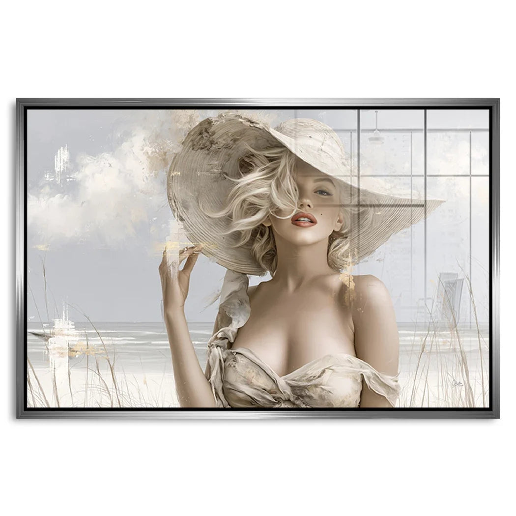 Marilyn Monroe Riviera Acrylglasbild