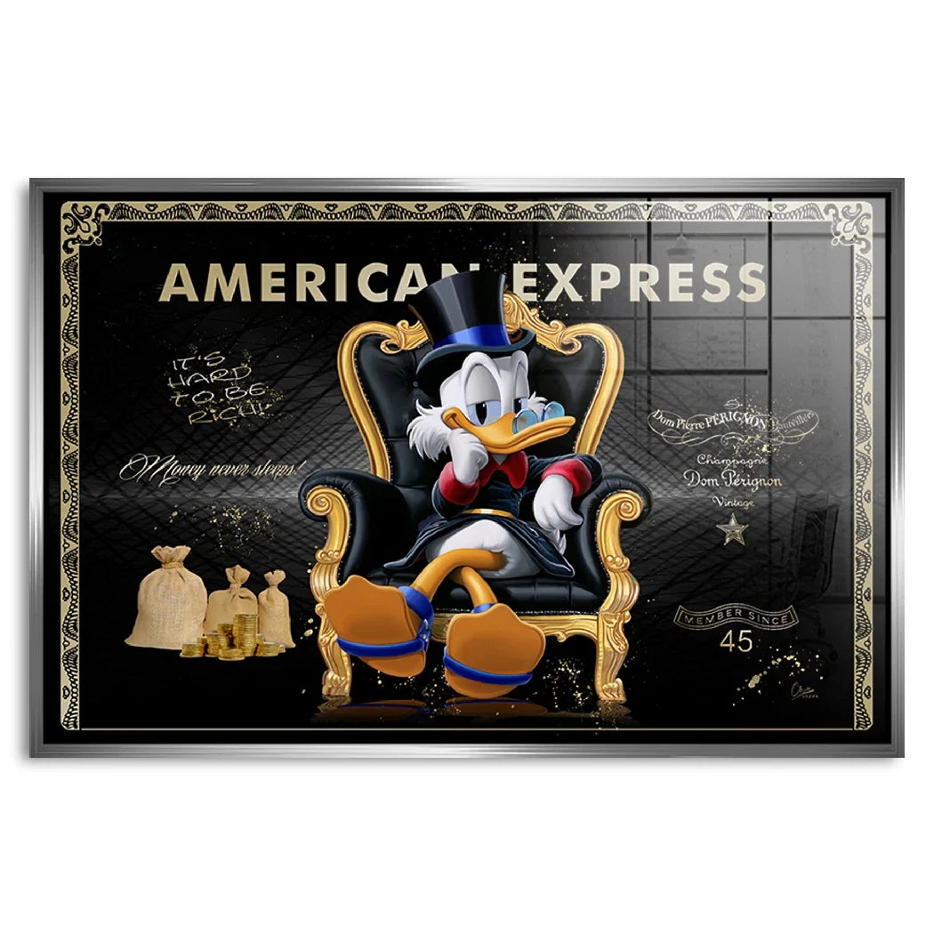 Dagobert Duck Empire Acrylglasbild