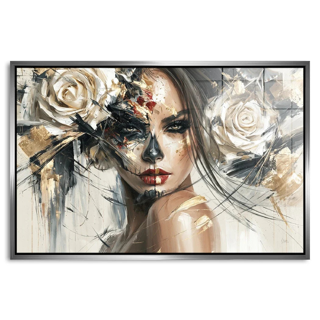 La Catrina Dark Romance Acrylglasbild