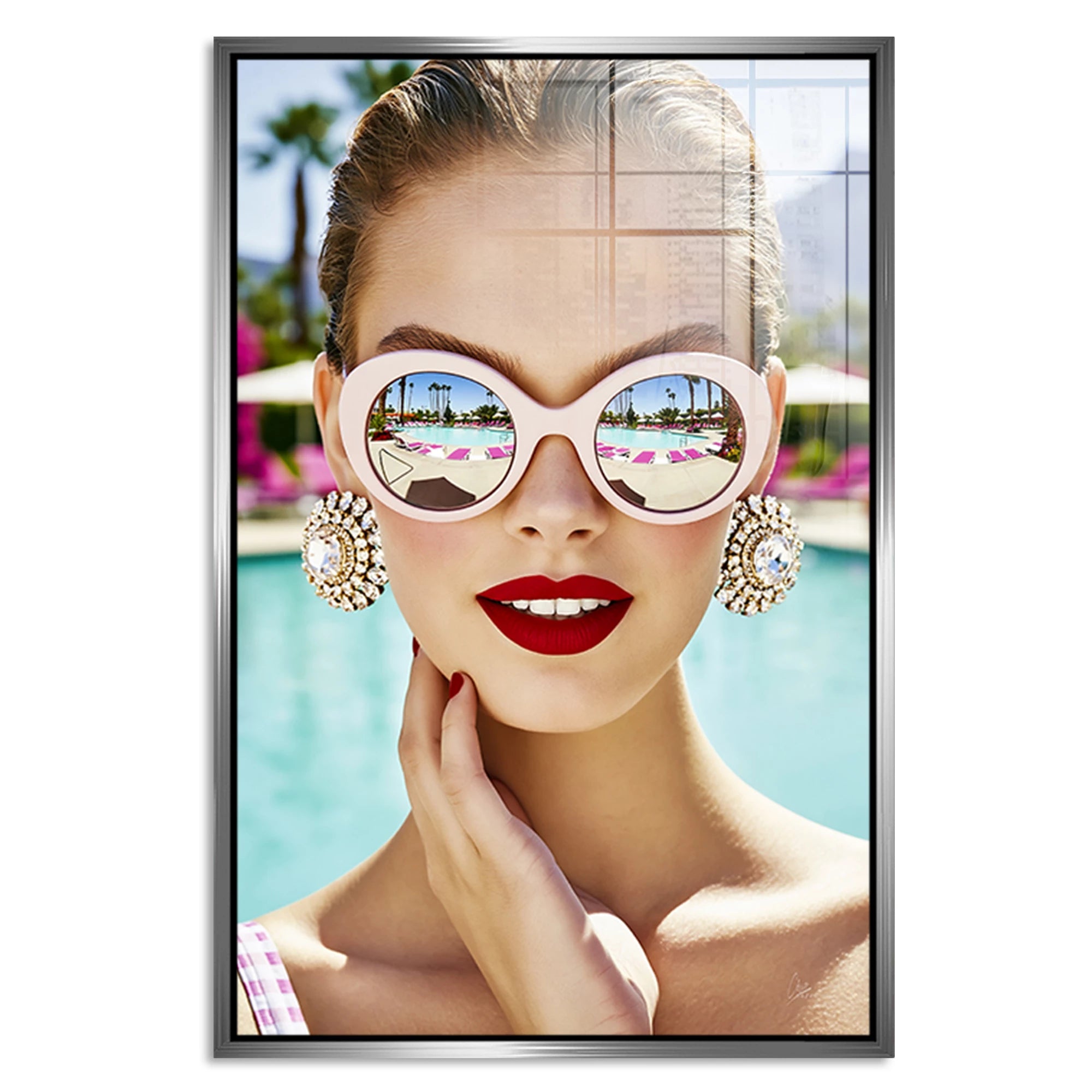 Sunny Glam Acrylglasbild