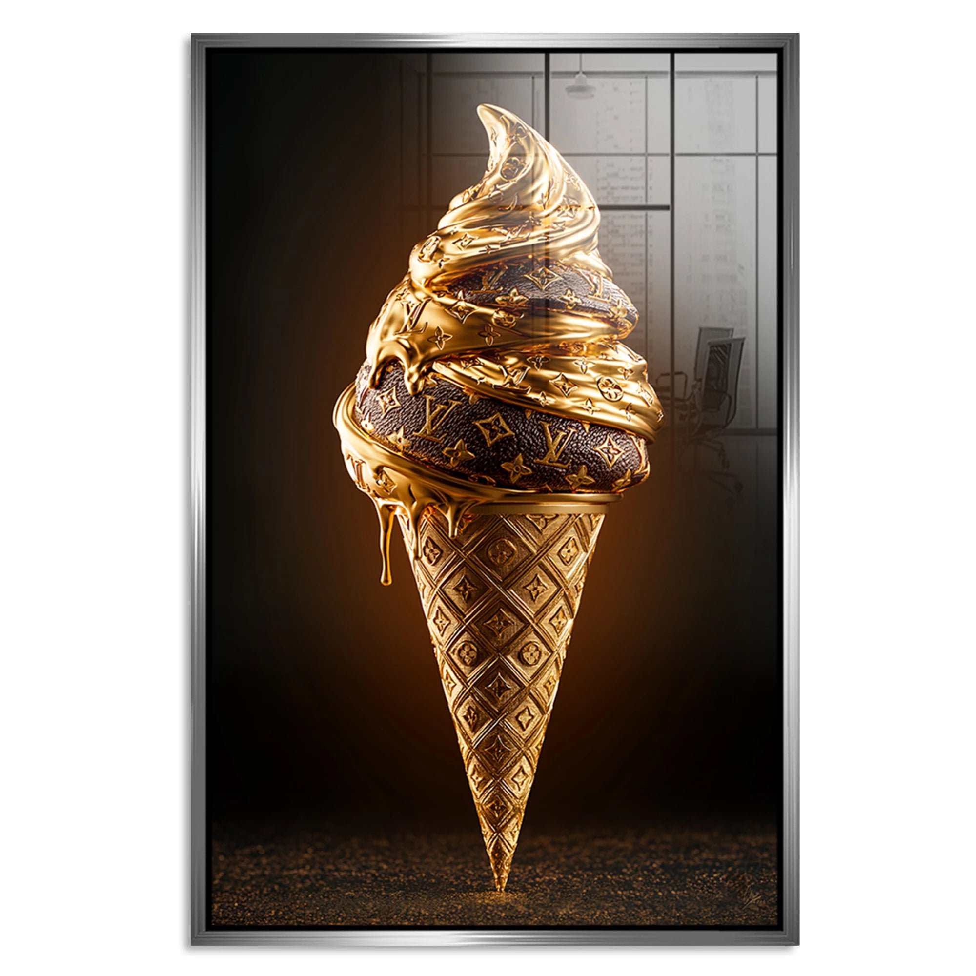 Fashion Eis Acrylglasbild