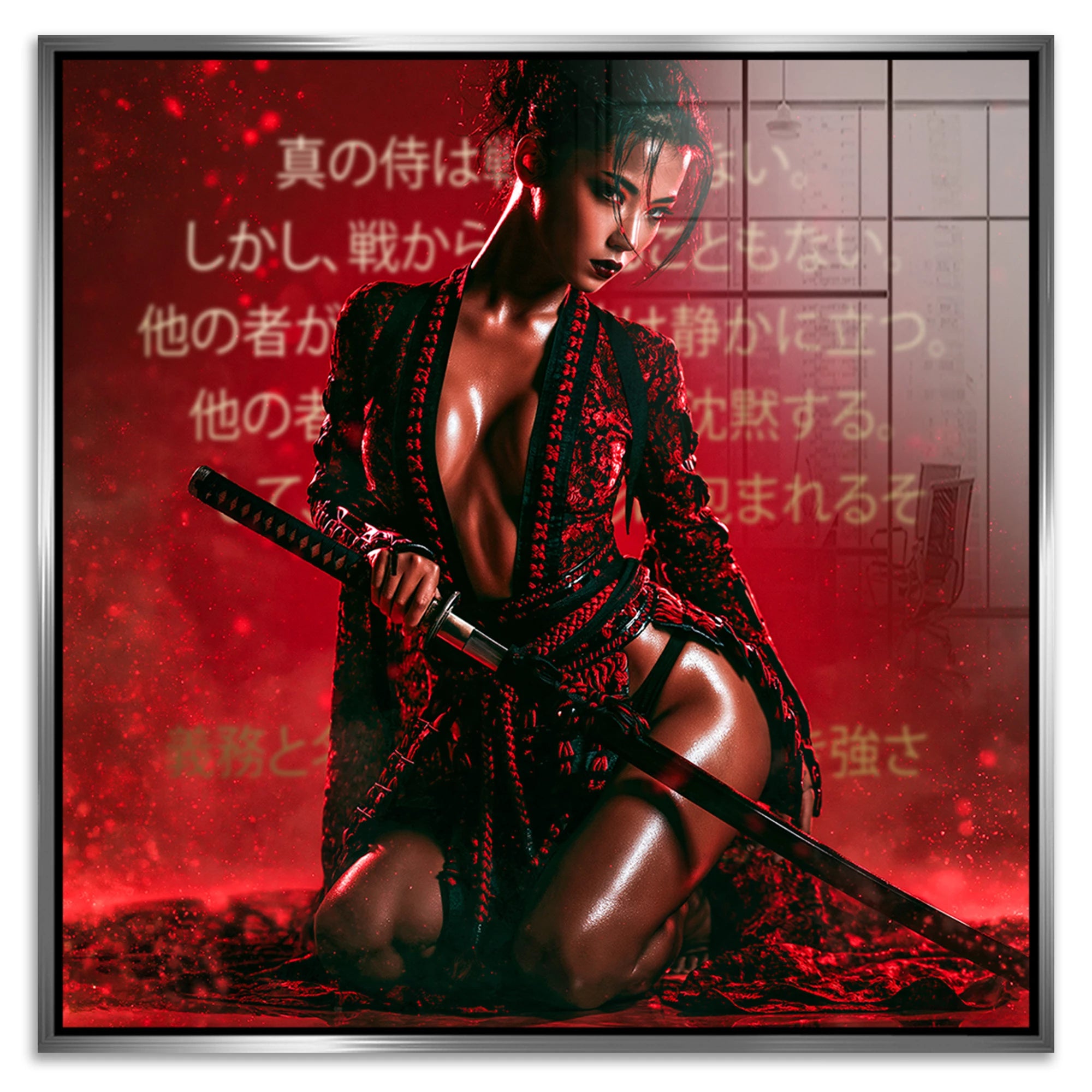Samurai Rouge Acrylglasbild