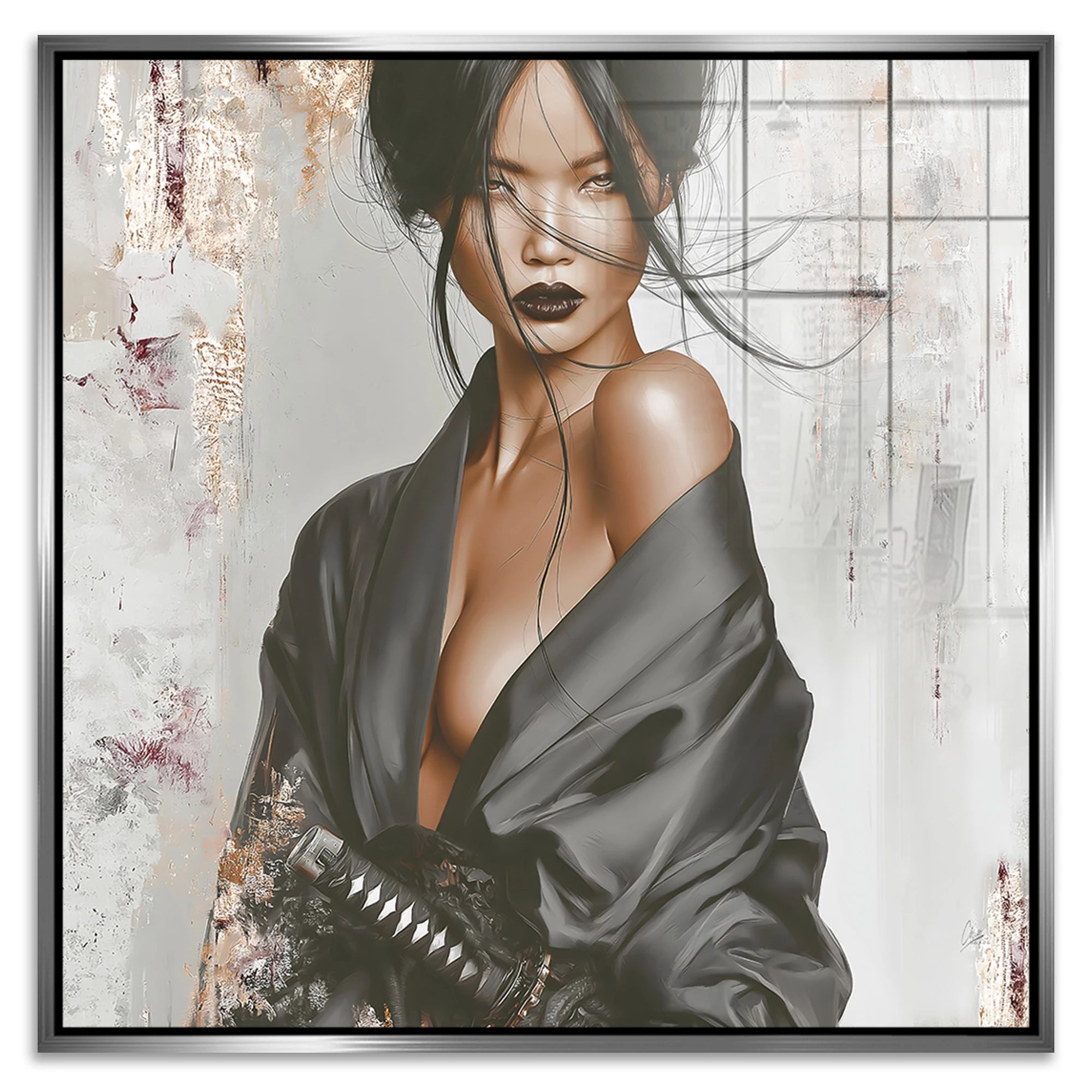 Velvet Katana Acrylglasbild