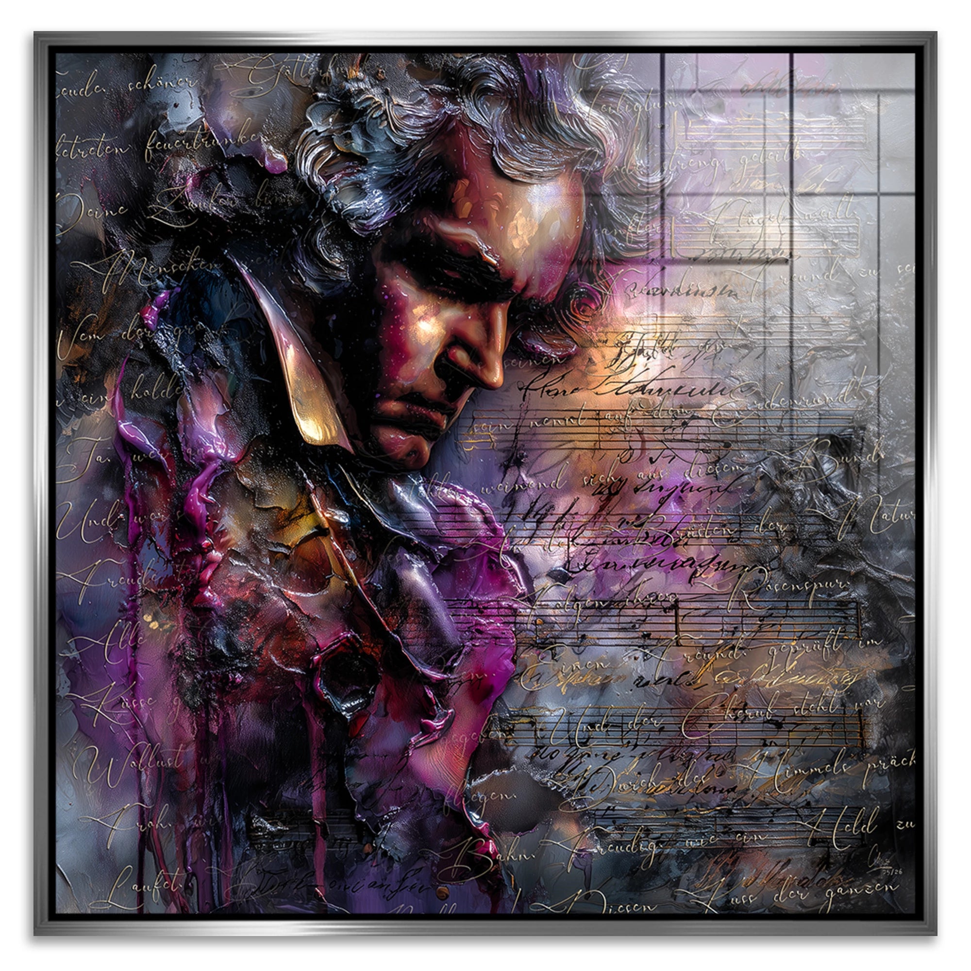 Beethoven Sinfonie Acrylglasbild