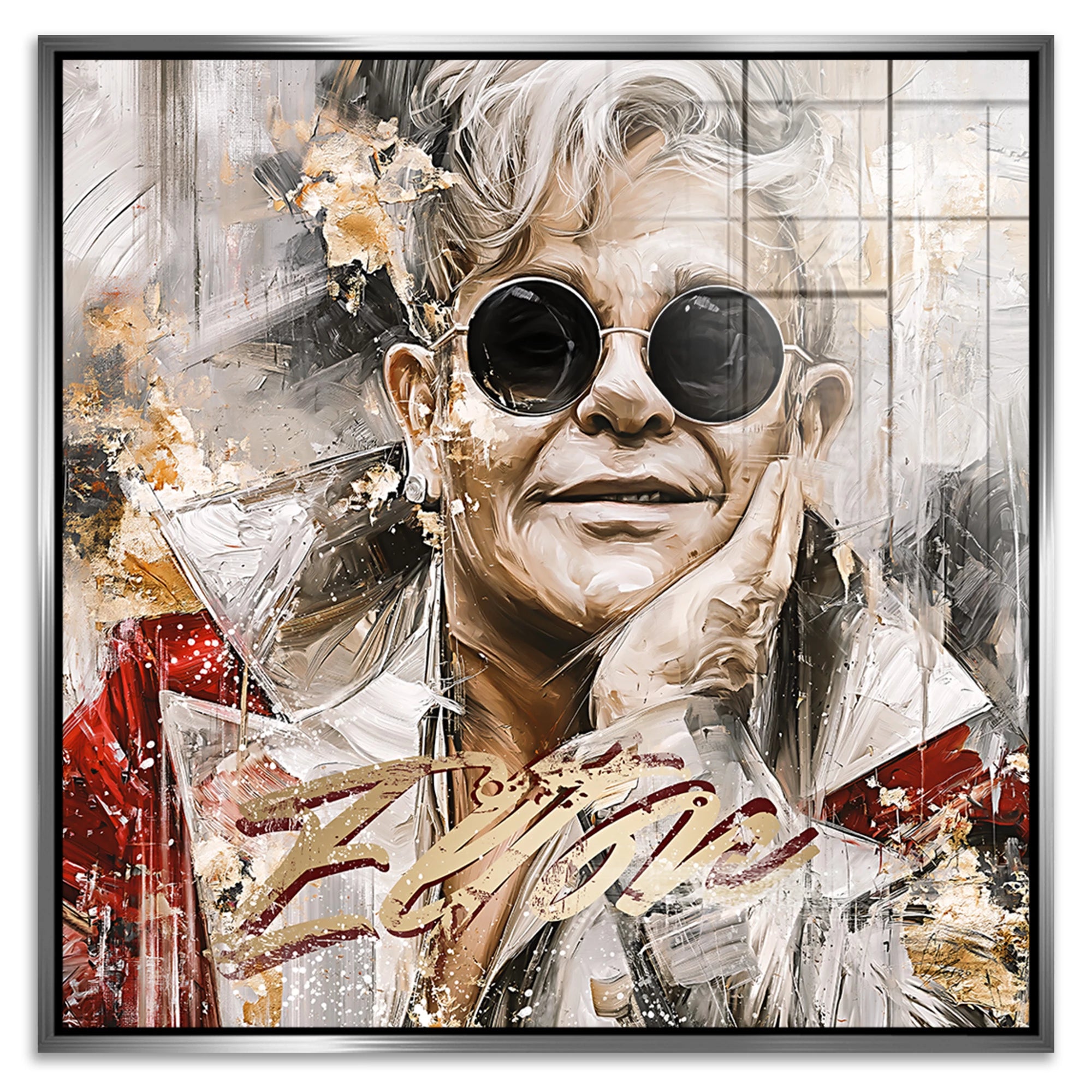 Elton John Rocketman Acrylglasbild