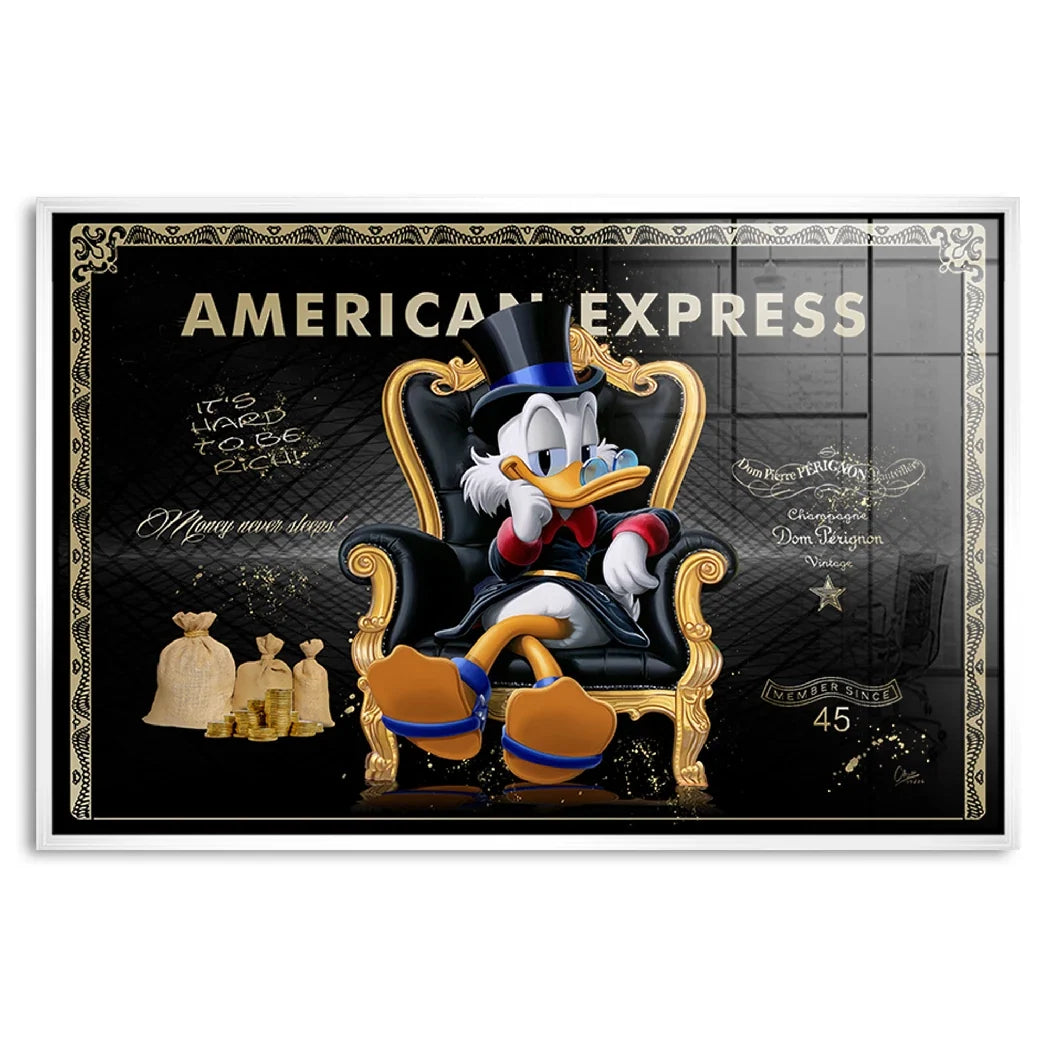 Dagobert Duck Empire Acrylglasbild
