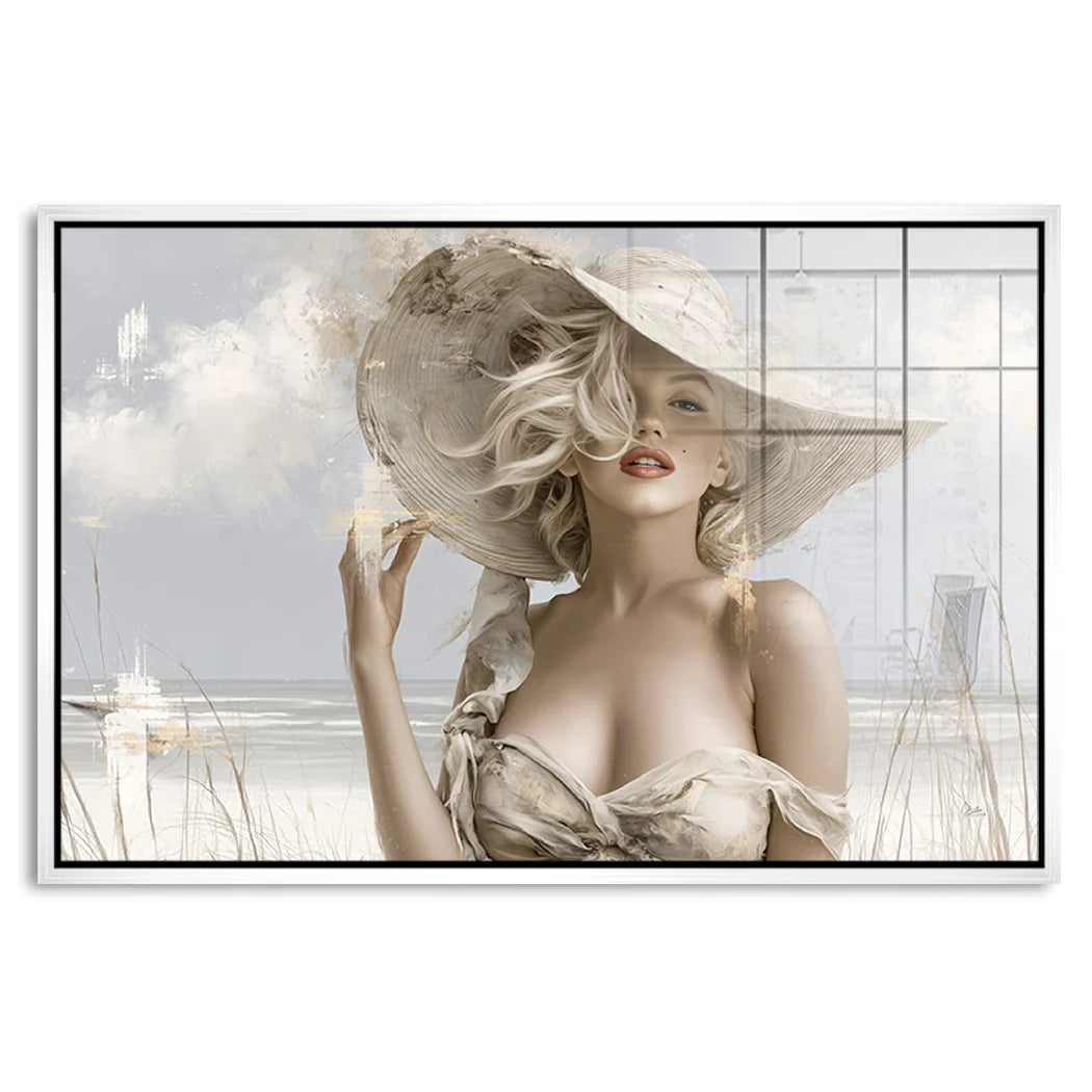 Marilyn Monroe Riviera Acrylglasbild