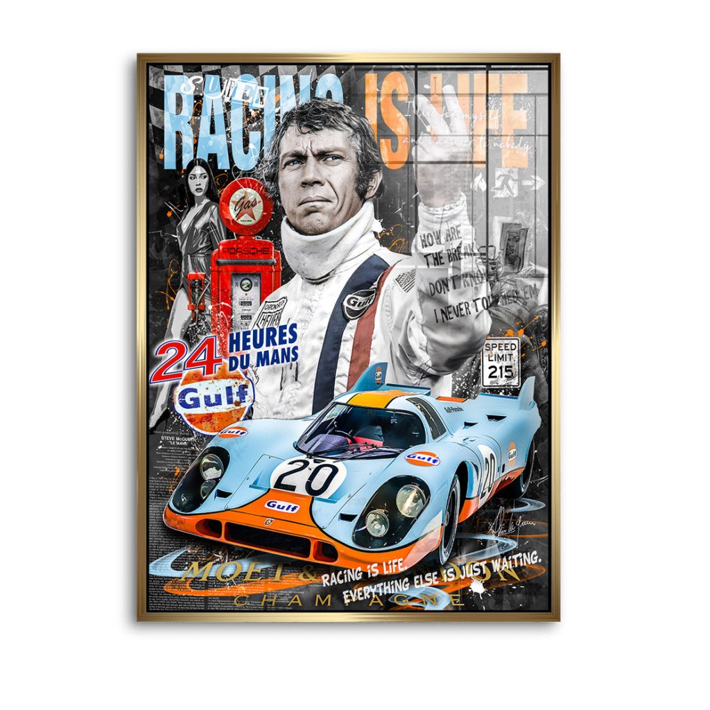 Steve Racing Acrylglas Bild INGALERIE