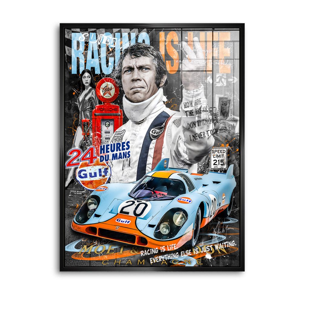 Steve Racing Acrylglas Bild INGALERIE