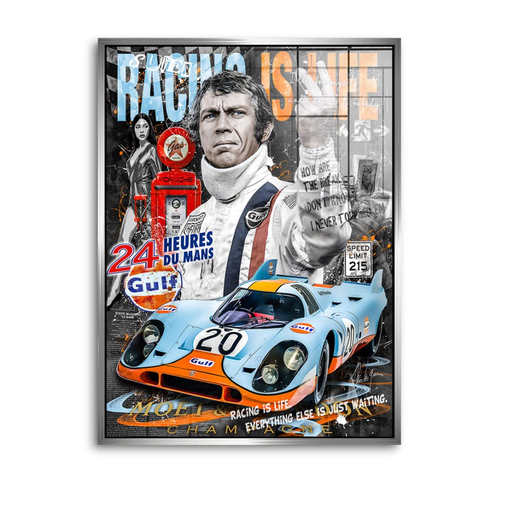Steve Racing Acrylglas Bild INGALERIE
