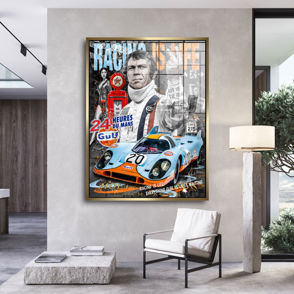 Steve Racing Acrylglas Bild INGALERIE