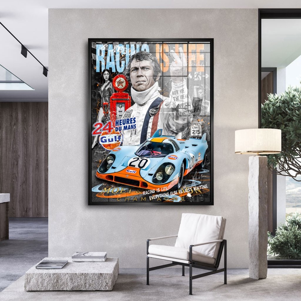 Steve Racing Acrylglas Bild INGALERIE