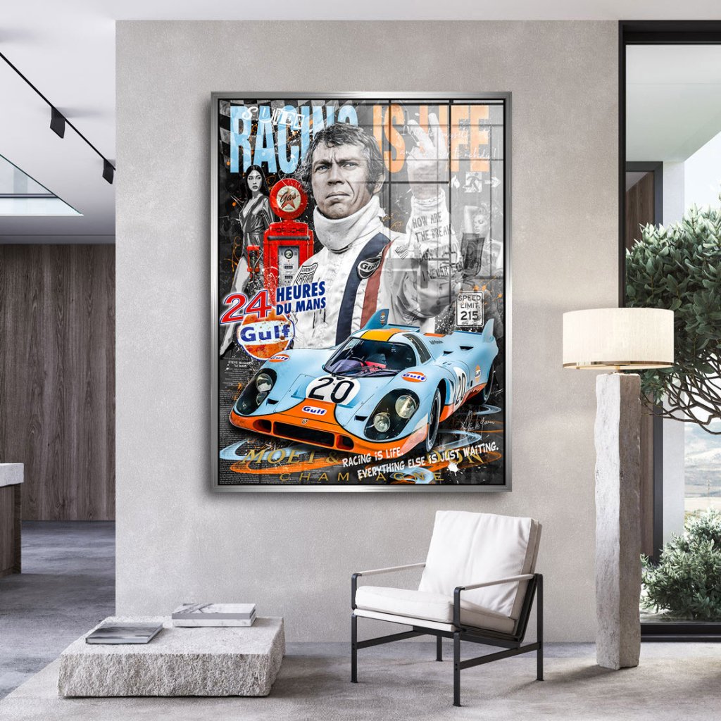 Steve Racing Acrylglas Bild INGALERIE