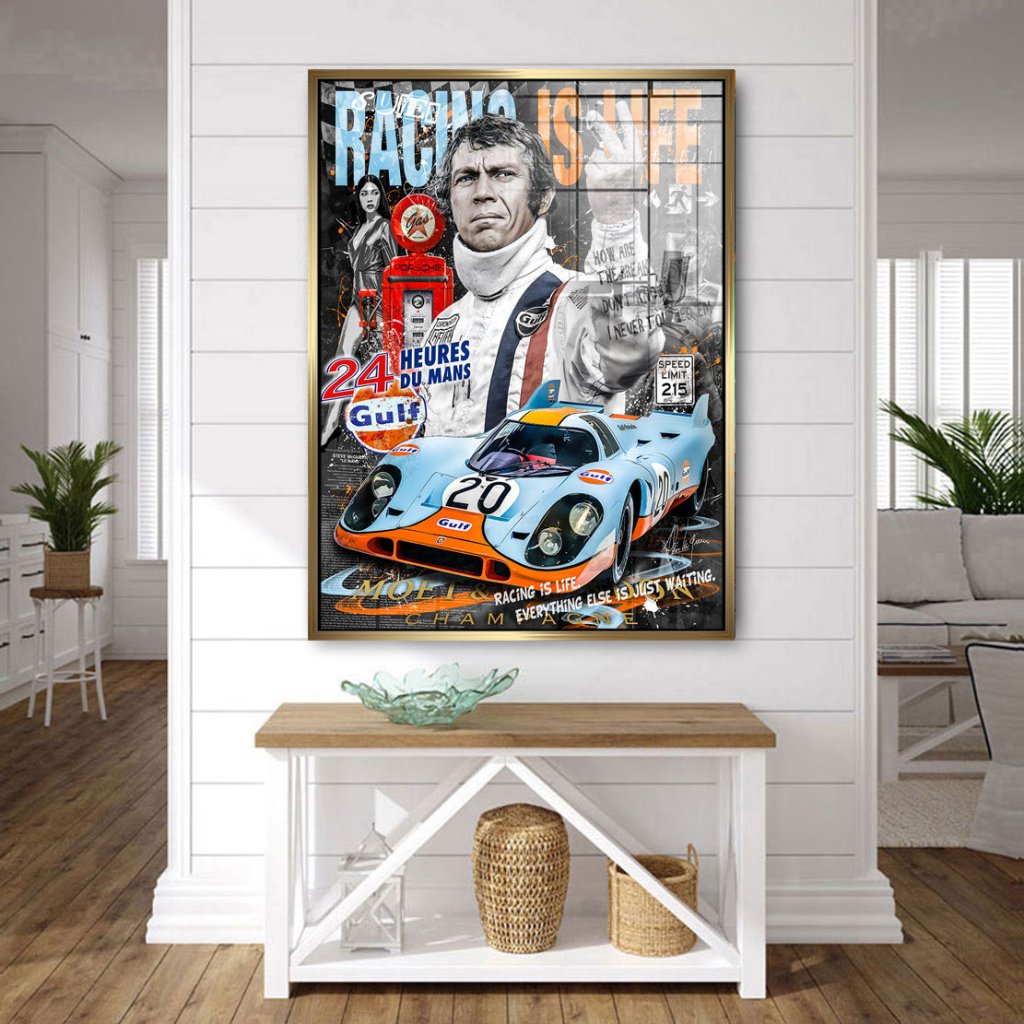 Steve Racing Acrylglas Bild INGALERIE