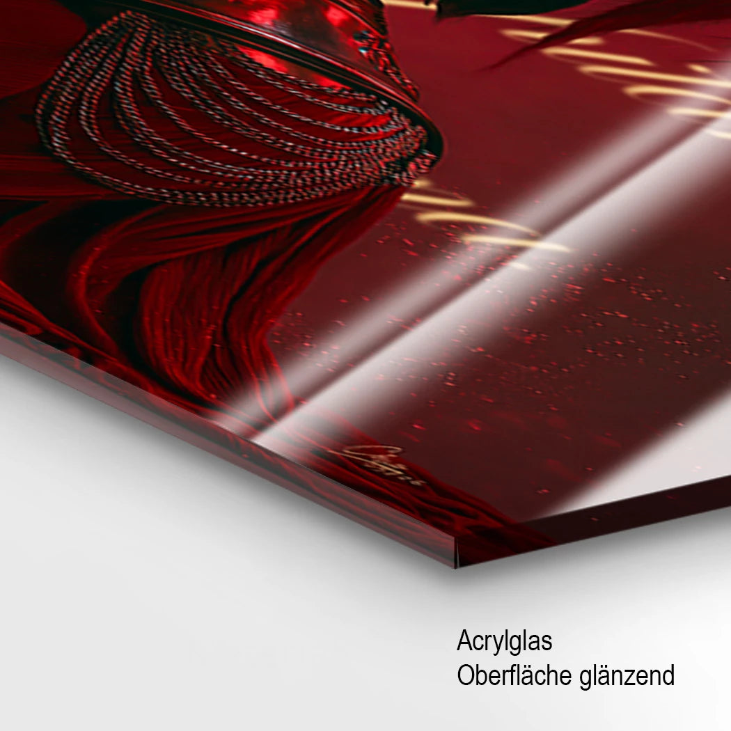 Rote Legionärin Acrylglasbild