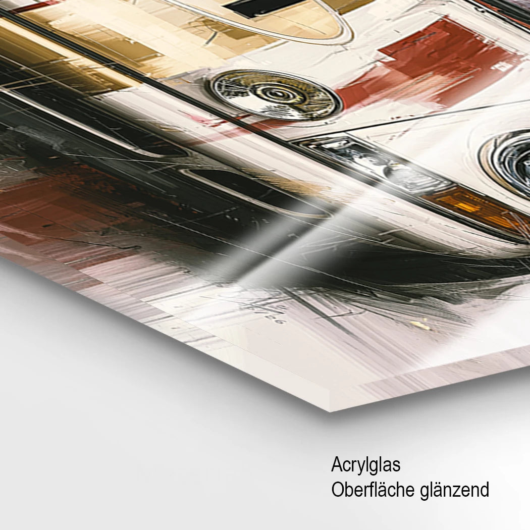 Porsche 911 Klassik Acrylglasbild