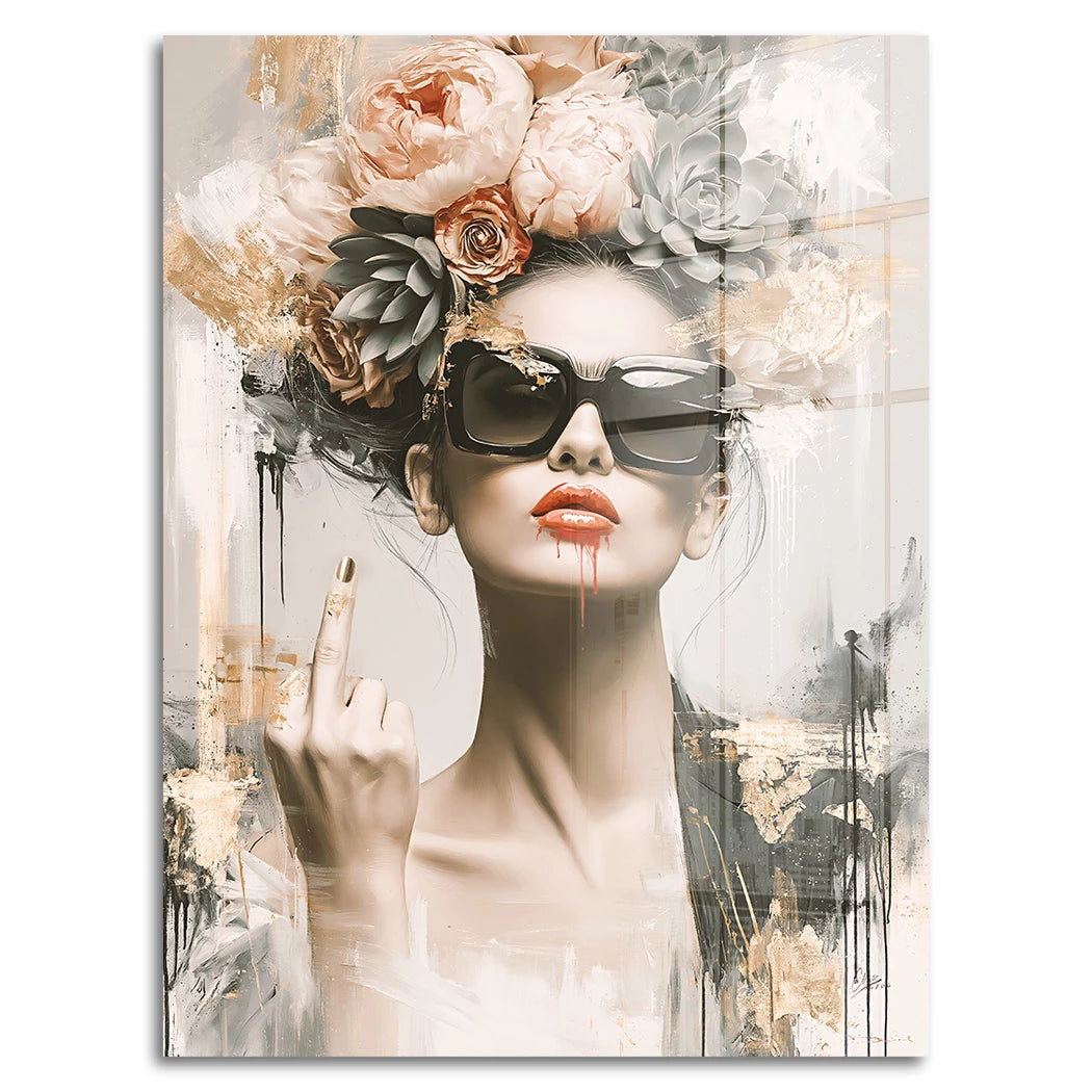 Frida Kahlo Statement Acrylglasbild
