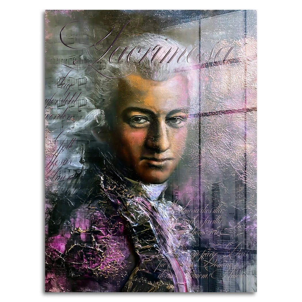 Mozart Opus Acrylglasbild